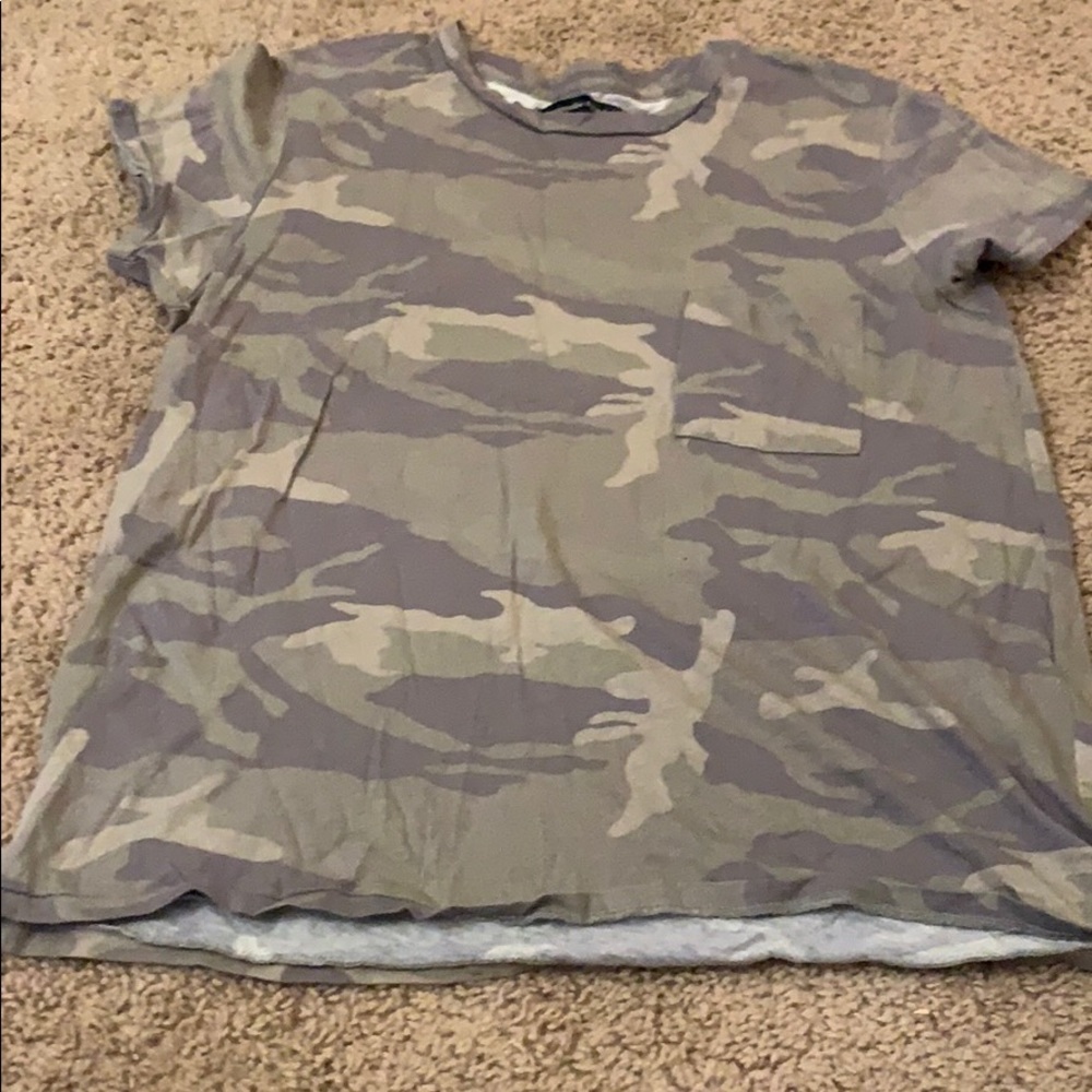 Abercrombie & Fitch camo shirt